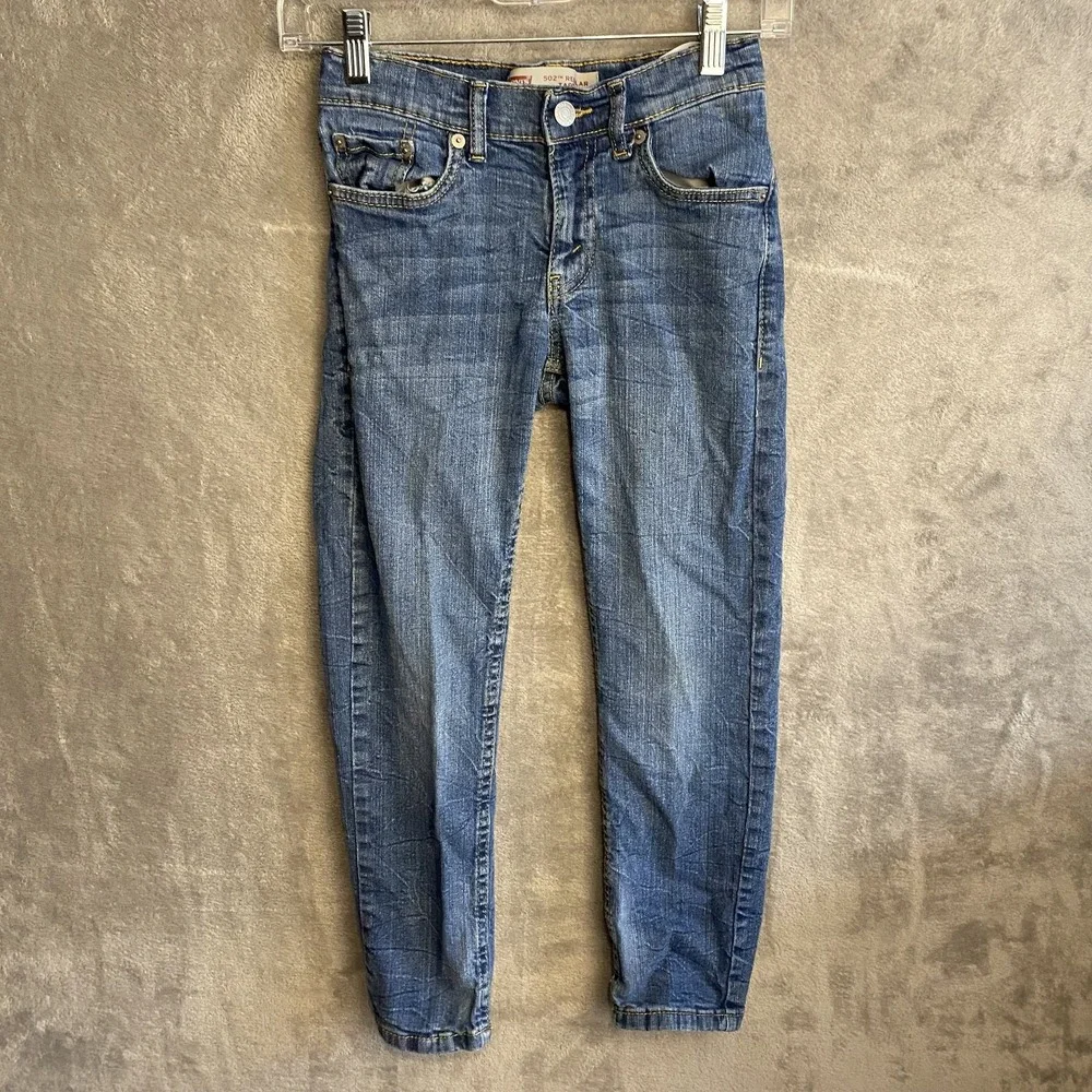 Levi's 502 Regular Taper Jeans 10 Blue Denim